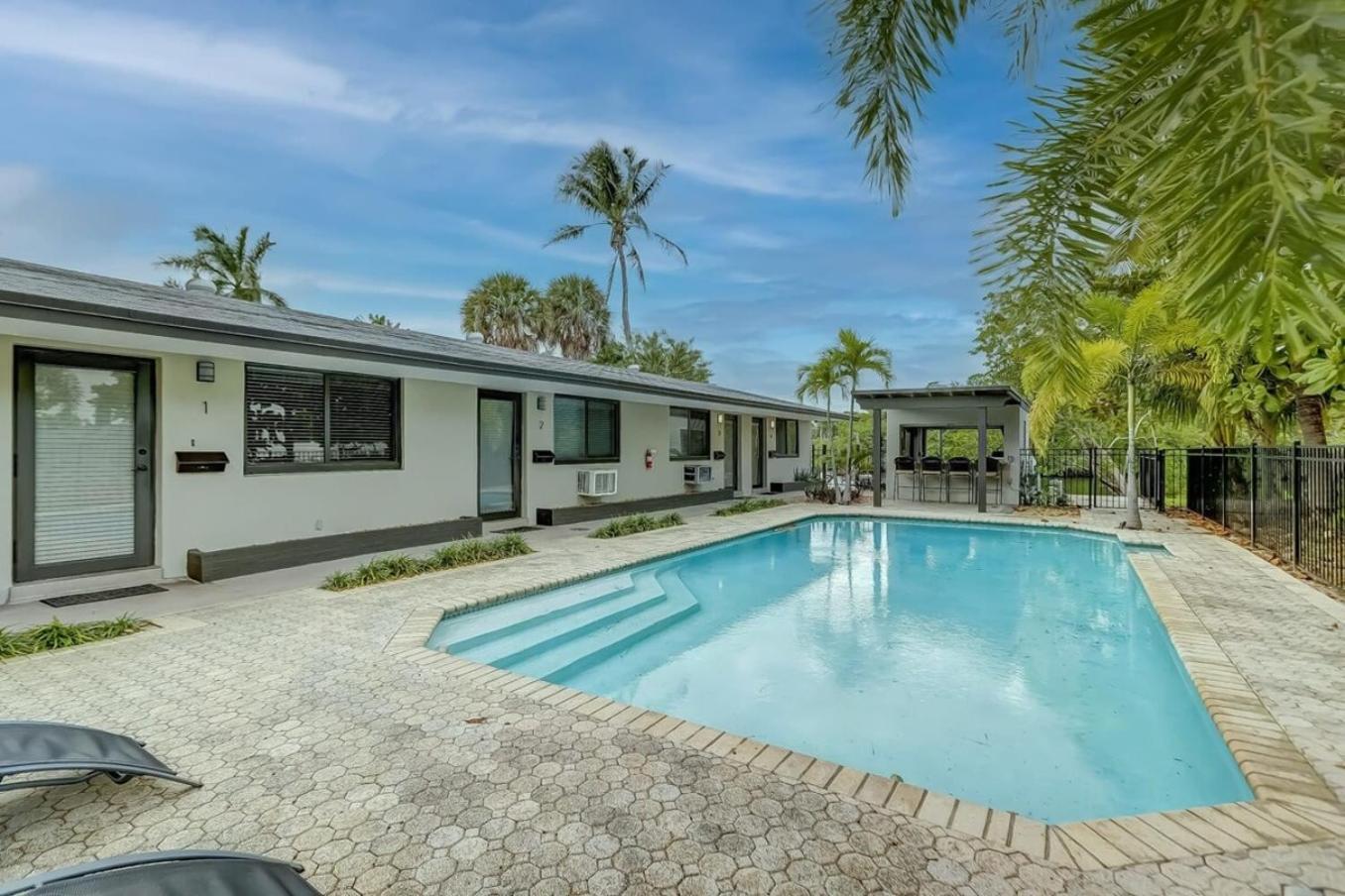 Waterfront Apartment Private Patio Pool Fort Lauderdale Zewnętrze zdjęcie