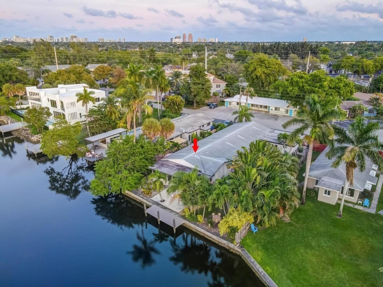 Waterfront Apartment Private Patio Pool Fort Lauderdale Zewnętrze zdjęcie