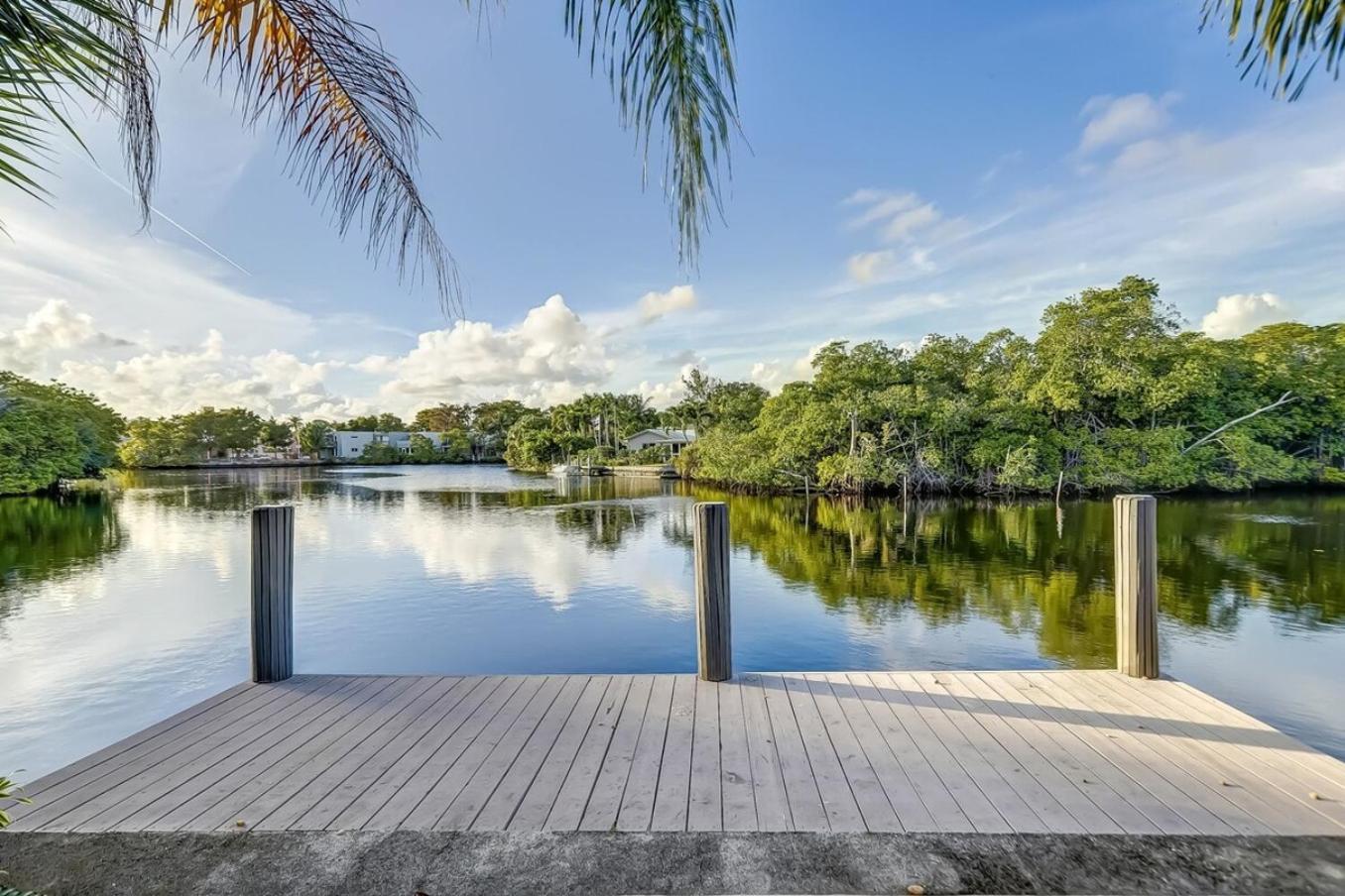 Waterfront Apartment Private Patio Pool Fort Lauderdale Zewnętrze zdjęcie