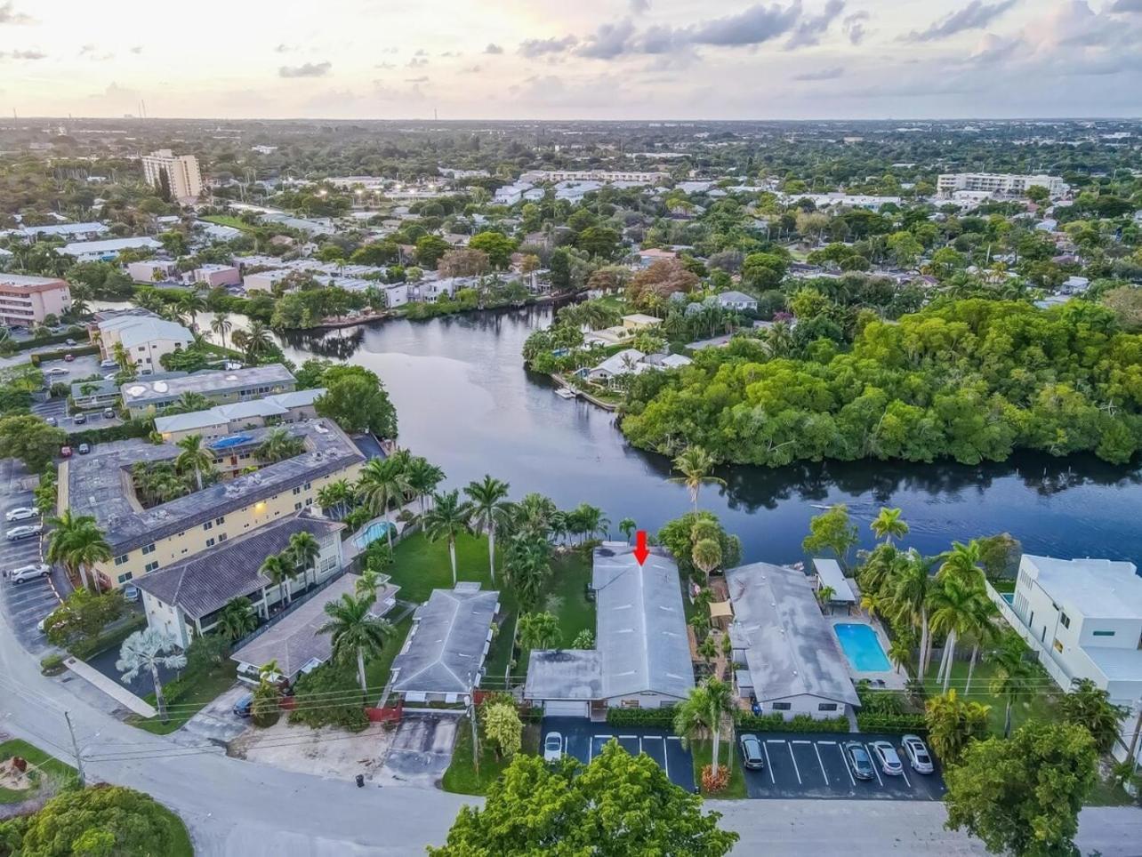 Waterfront Apartment Private Patio Pool Fort Lauderdale Zewnętrze zdjęcie