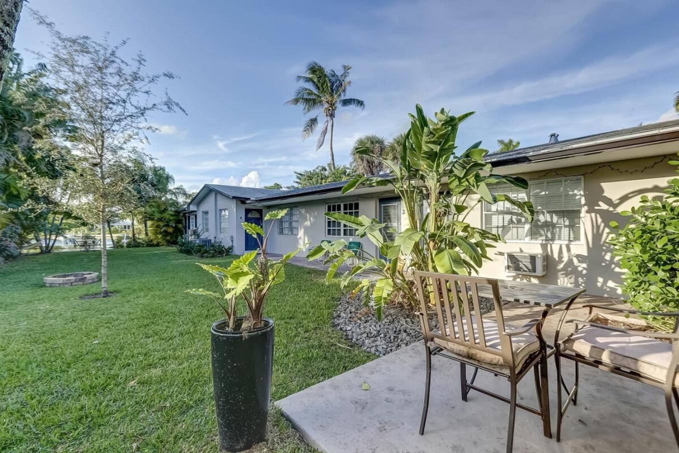 Waterfront Apartment Private Patio Pool Fort Lauderdale Zewnętrze zdjęcie