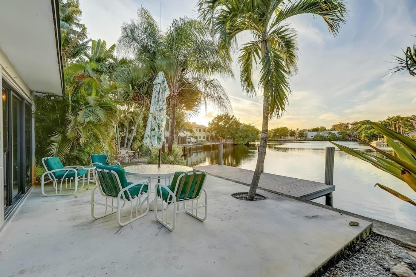 Waterfront Apartment Private Patio Pool Fort Lauderdale Zewnętrze zdjęcie